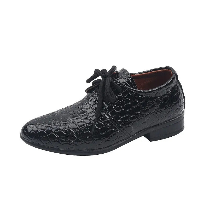 mark crocodile leather shoes