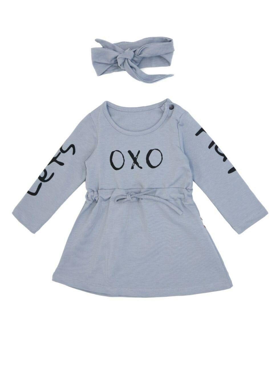 xoxo dress infinityfashion.com.au Grey blue 6-9 