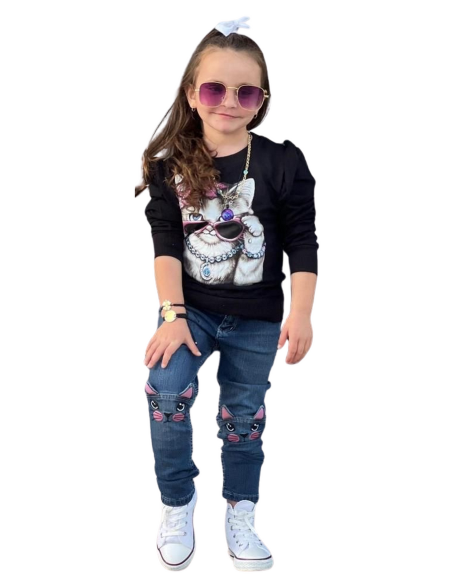 cool cat jeans set