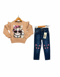 cool cat jeans set