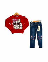 cool cat jeans set