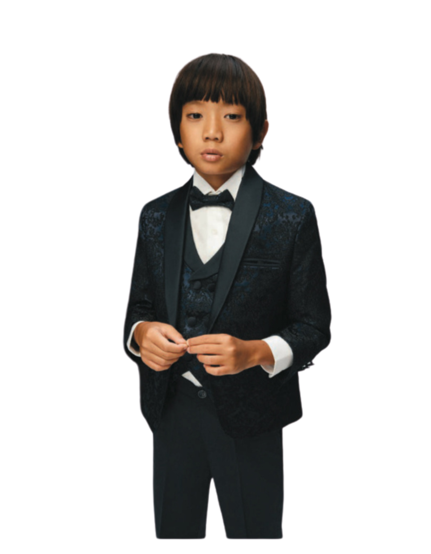 BOYS PATTERN 5 PIECE SUIT 1-5YRS