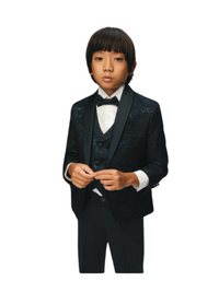 BOYS PATTERN 5 PIECE SUIT 1-5YRS
