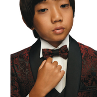 BOYS PATTERN 5 PIECE SUIT 6-10YRS