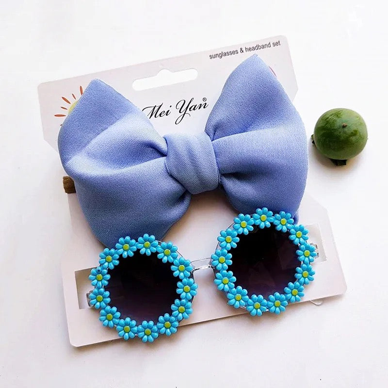 BOW HEADBAND /DAISY SUNGLASSES