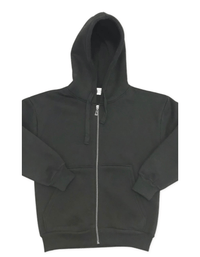 black unisex cozy drawstring jacket